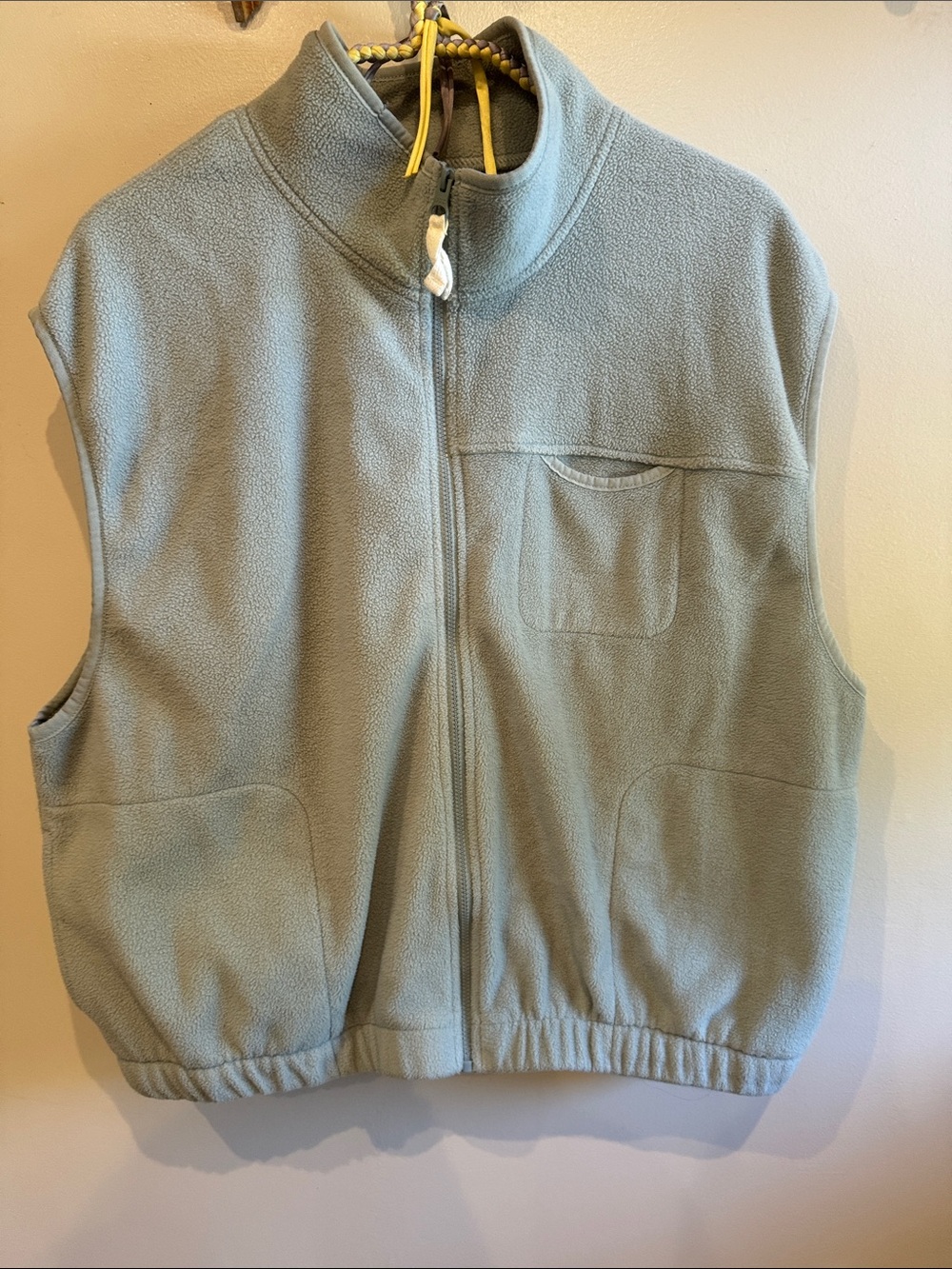 Woman’s Light Blue Fleece Vest - Casual Warmth